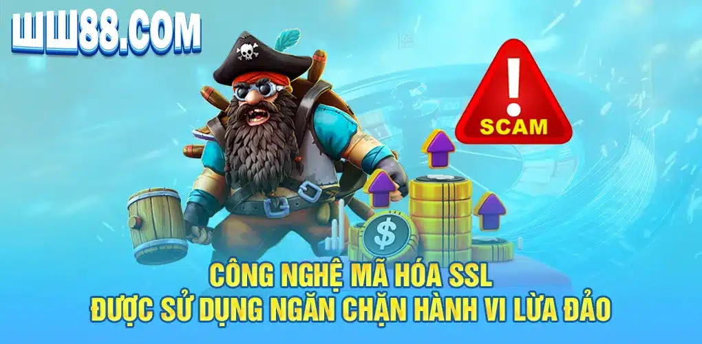 Công nghệ mã hóa SSL được sử dụng ngăn chặn hành vi lừa đảo